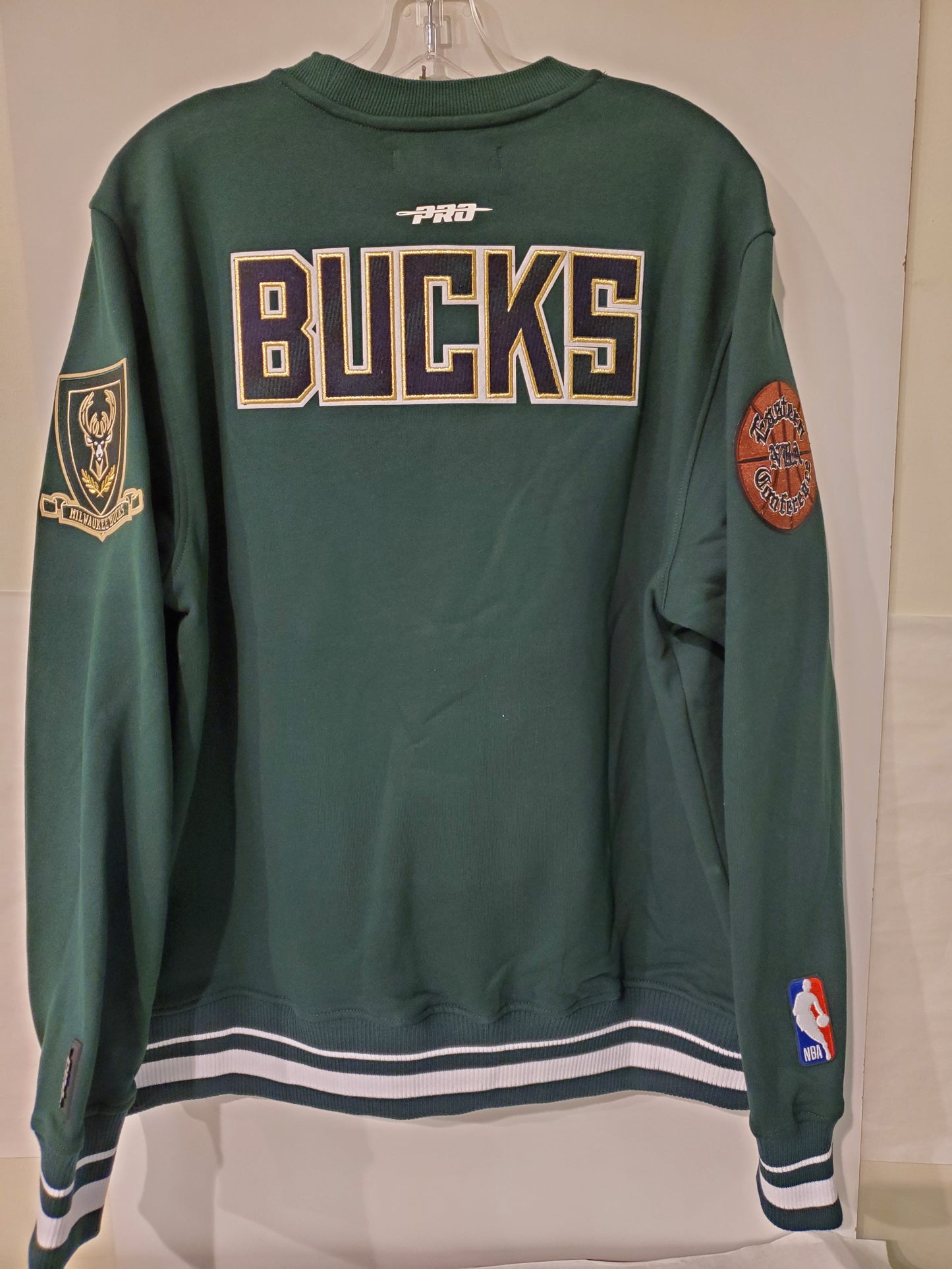 Milwaukee Bucks Green Sweater with Deer on Front