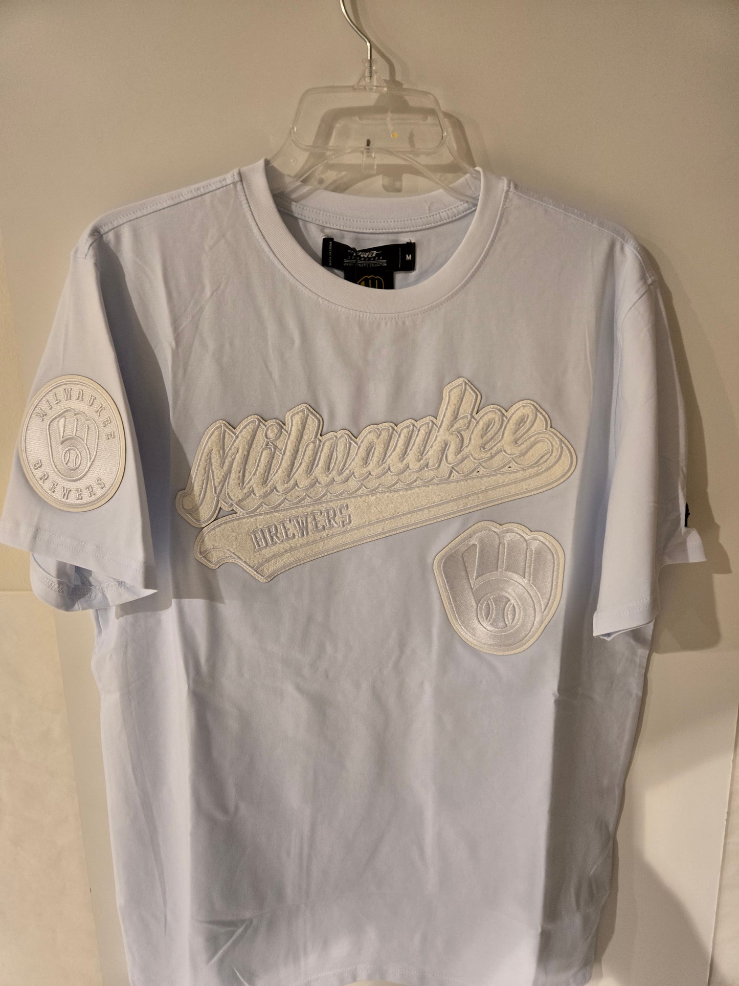 Brewers White On White Shirt