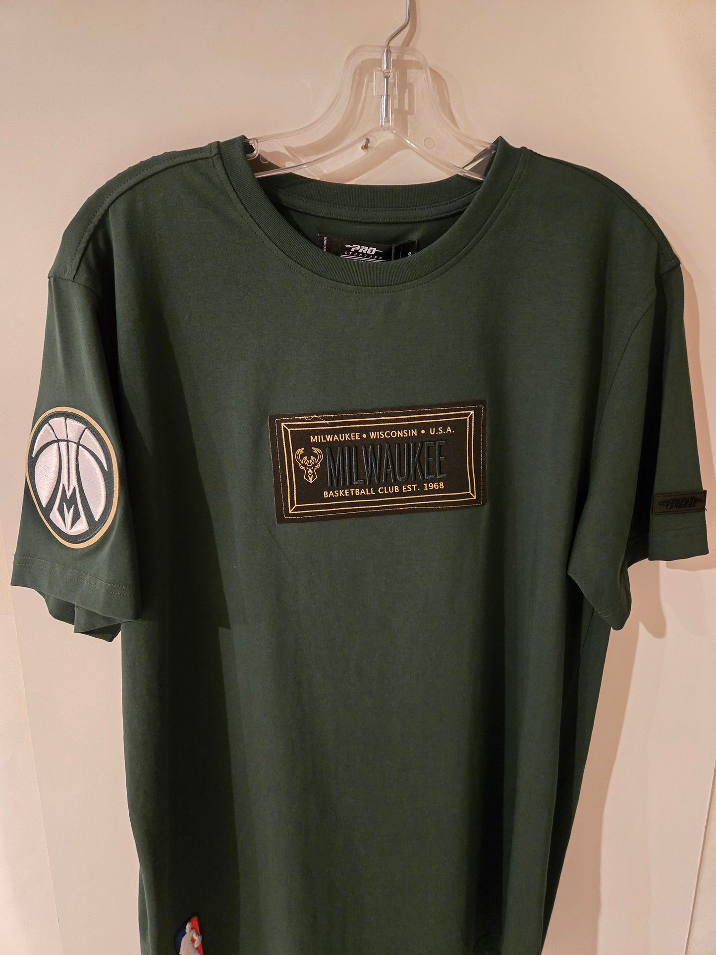 Bucks Green on Green License plate shirt