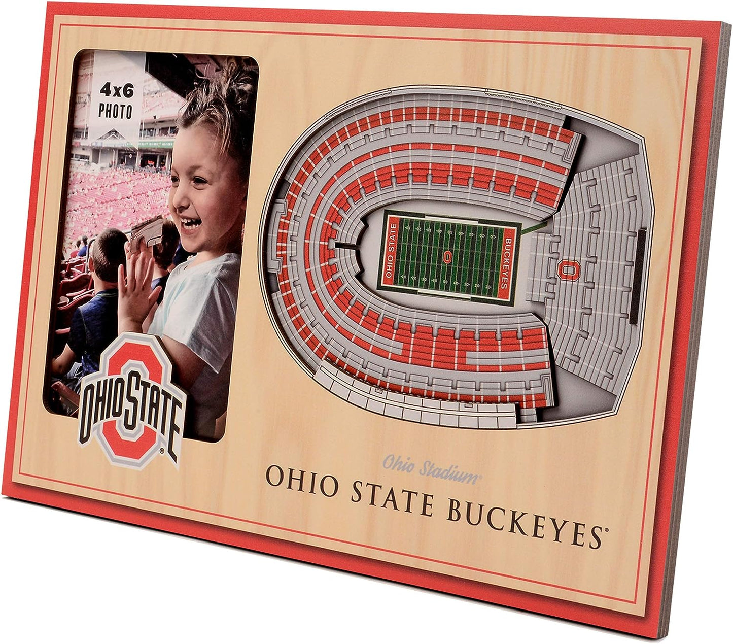 Ohio St Buckeyes 3D Picture Frame