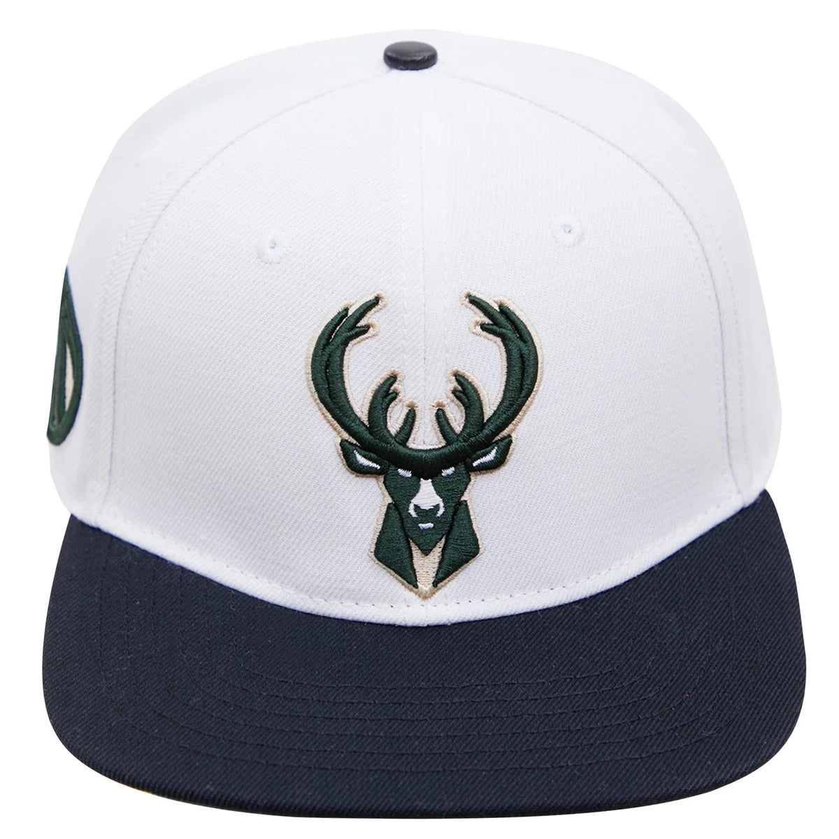 Milwaukee Bucks Pinch Front (White)