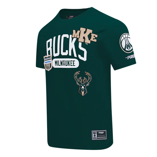 Bucks Green Shirt Many Patches