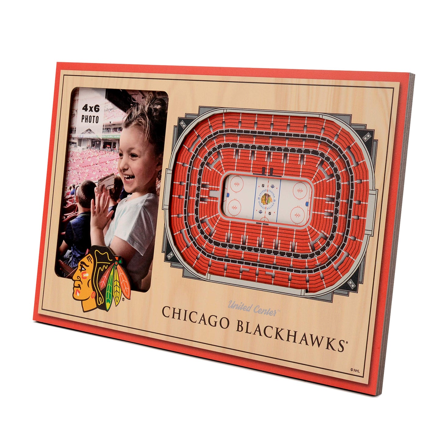 Chicago Blackhawks 3D Picture Frame
