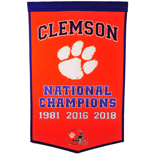 Clemson Tigers Dynasty Banner
