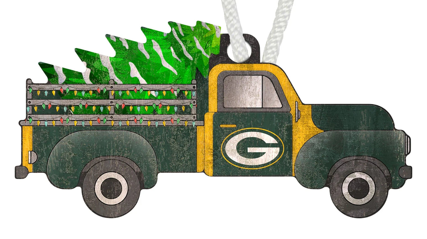 Green Bay Packers Truck Ornament