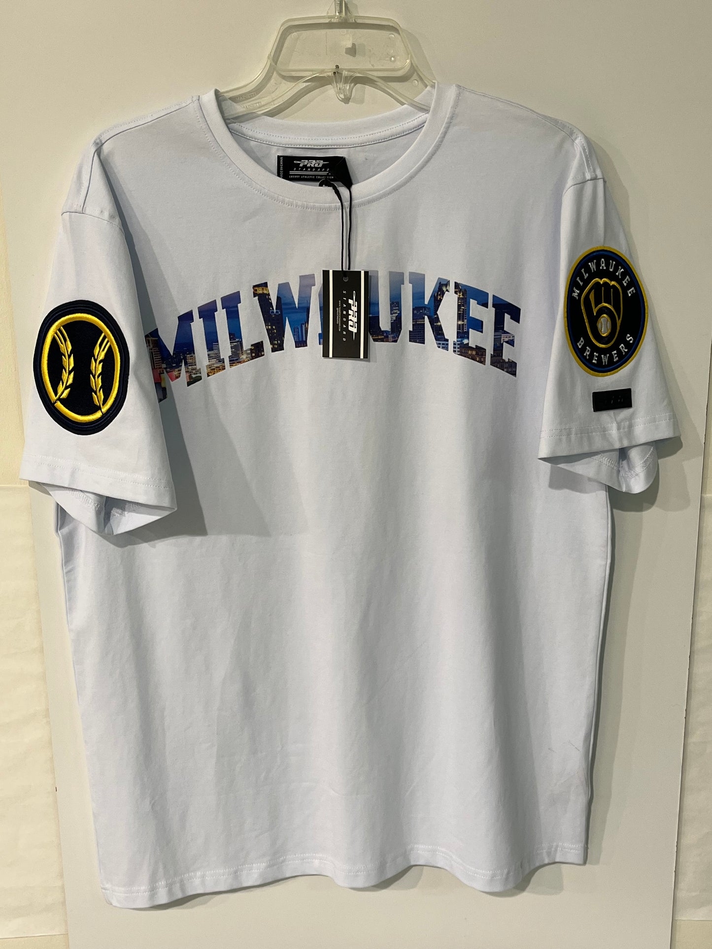 Milwaukee Brewers Skyline Shirt White