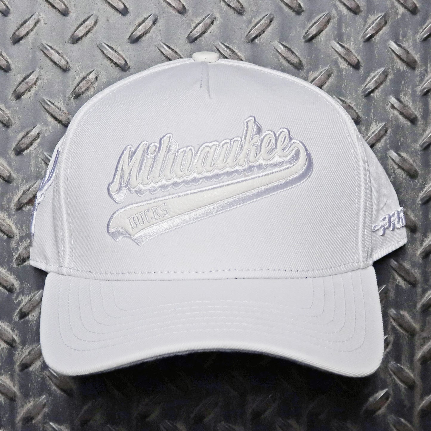 Milwaukee Brewers White On White Hat
