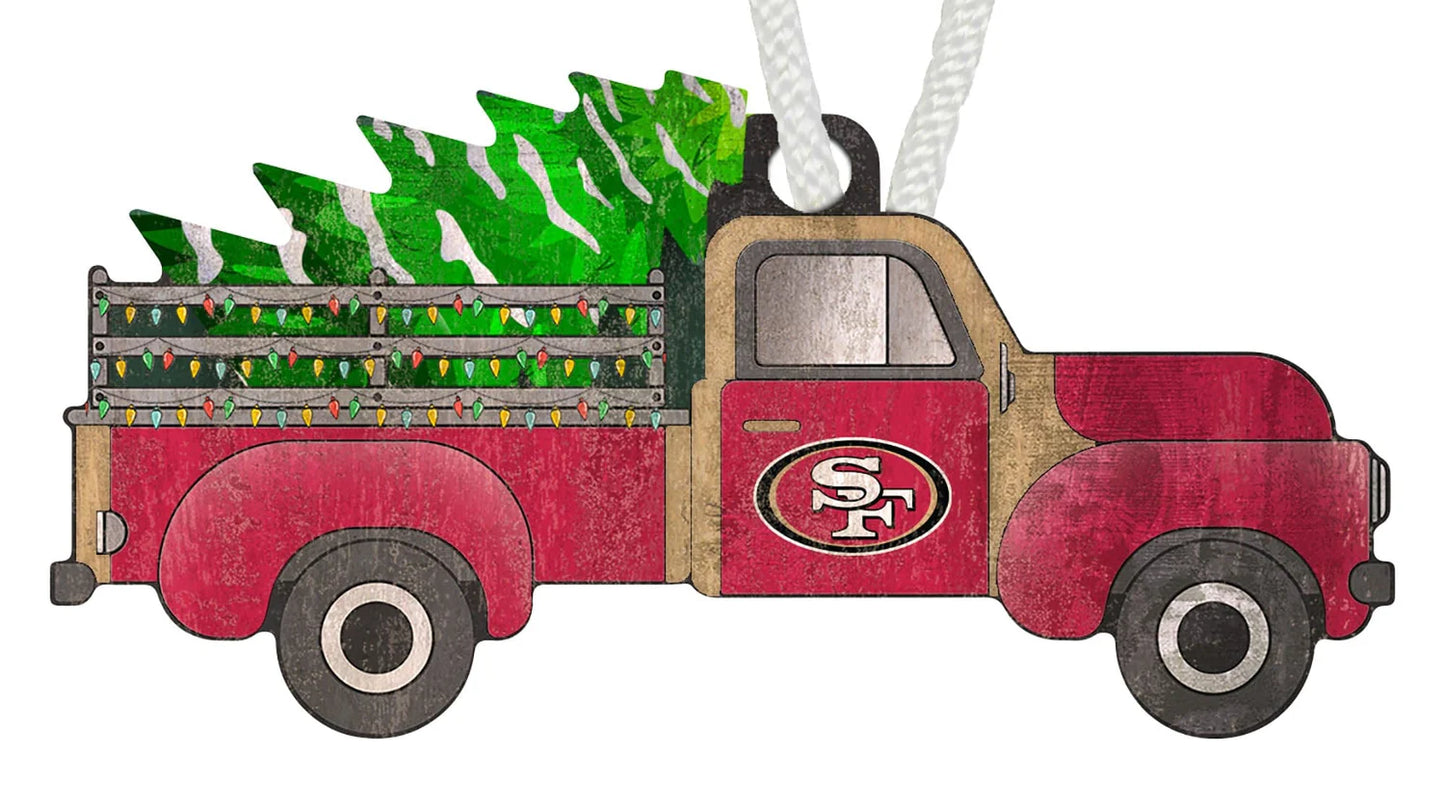 San Francisco 49ers Truck Ornament