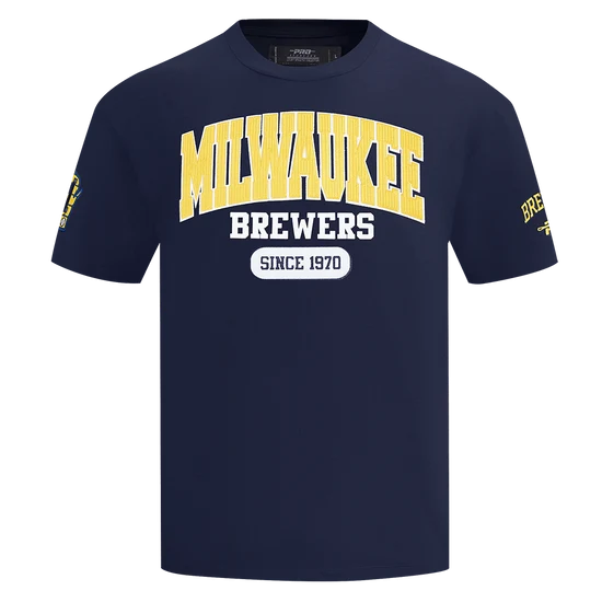 Milwaukee Brewer Blue And Gold Shirt