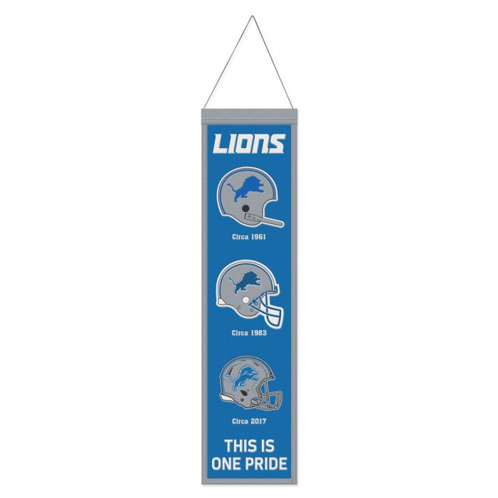 Detroit Lions Heritage Banner