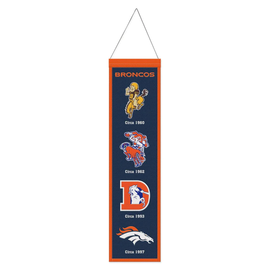 Denver Broncos Heritage Banner