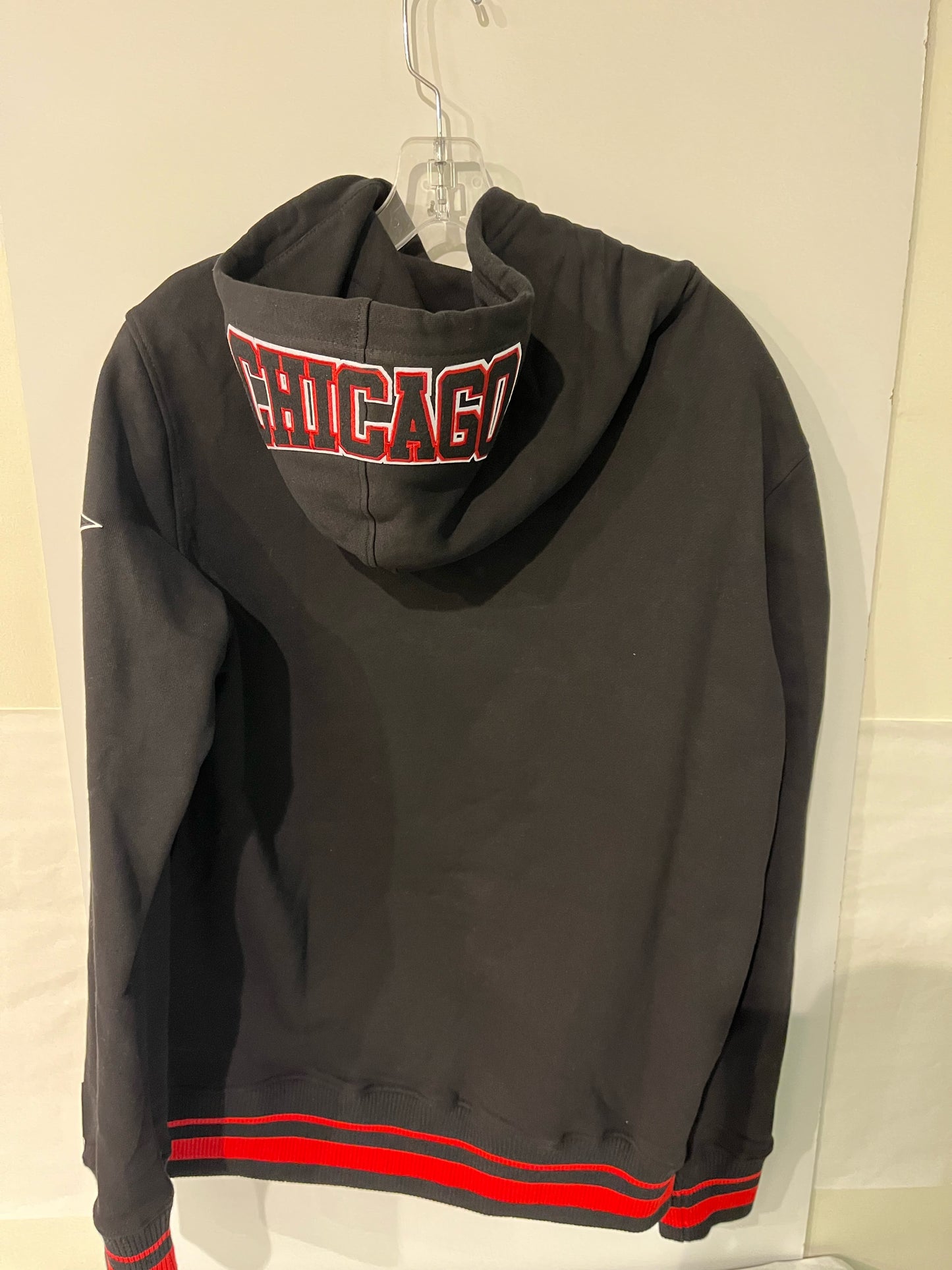 Chicago Bulls Big Lettering Black Hoodie