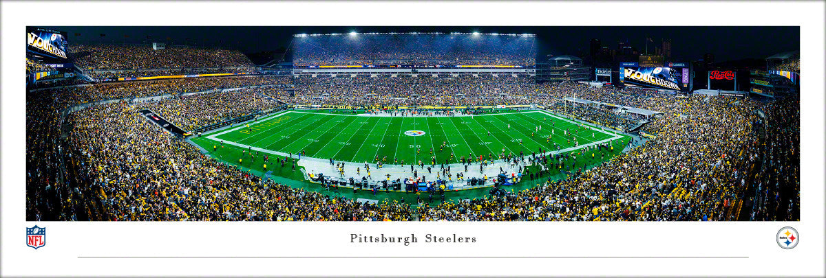 Pittsburgh Steelers NFL - Acrisure Stadium Panoramic Picture Night
