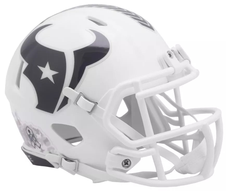 Houston Texans Salute to Service Mini Helmet – Sports Images & More LLC Houston Texans Salute to Service Mini Helmet – Sports Images & More LLC
