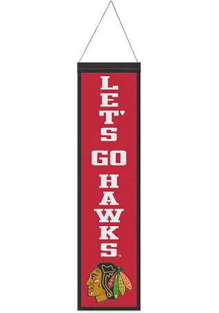 Chicago Blackhawks Slogan Heritage Banner