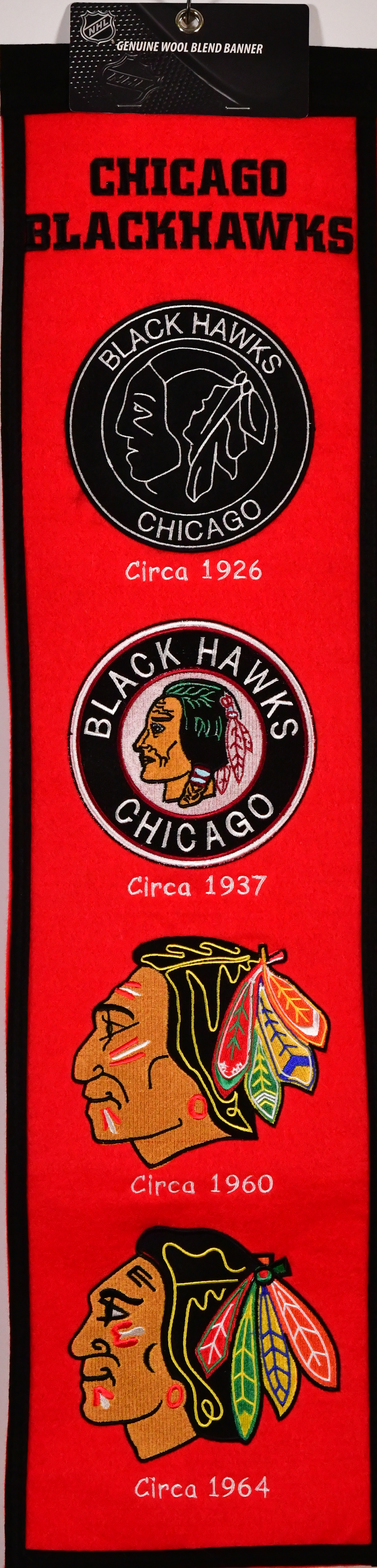 Chicago Black Hawks Heritage Banner