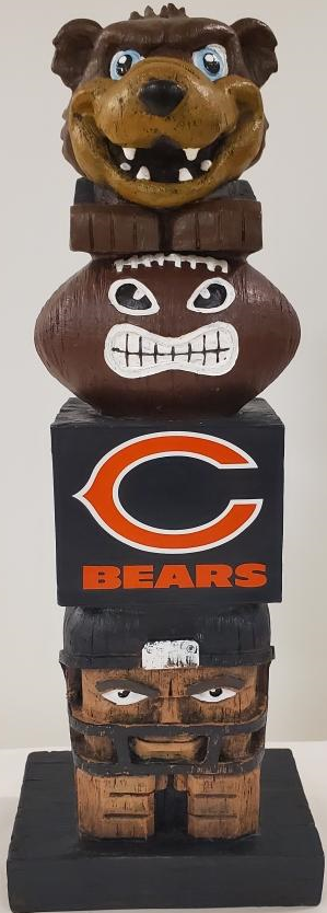 Chicago Bears Totem Pole