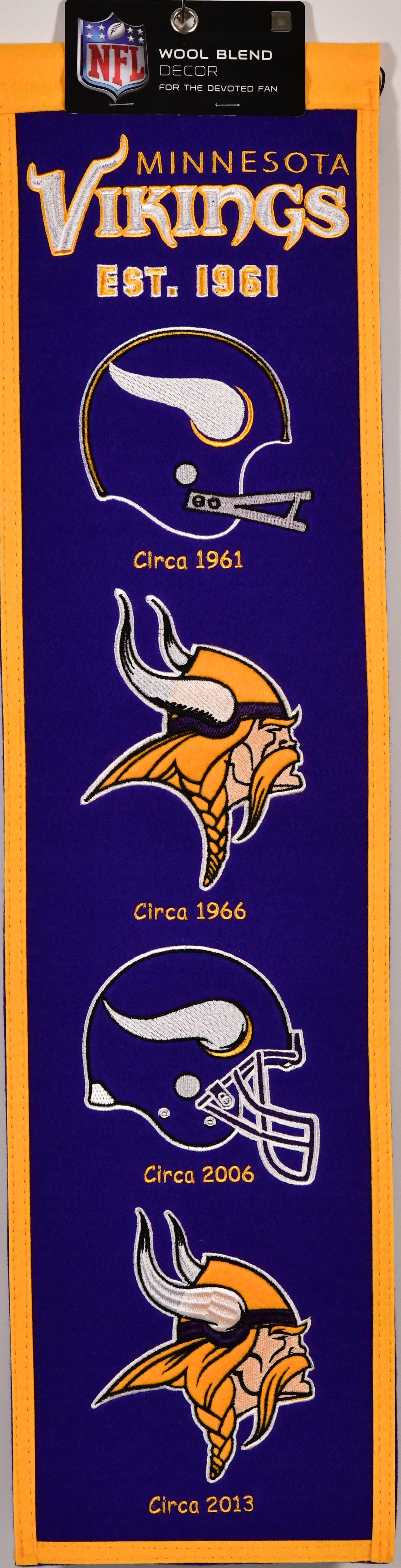 Minnesota Vikings Heritage Banner