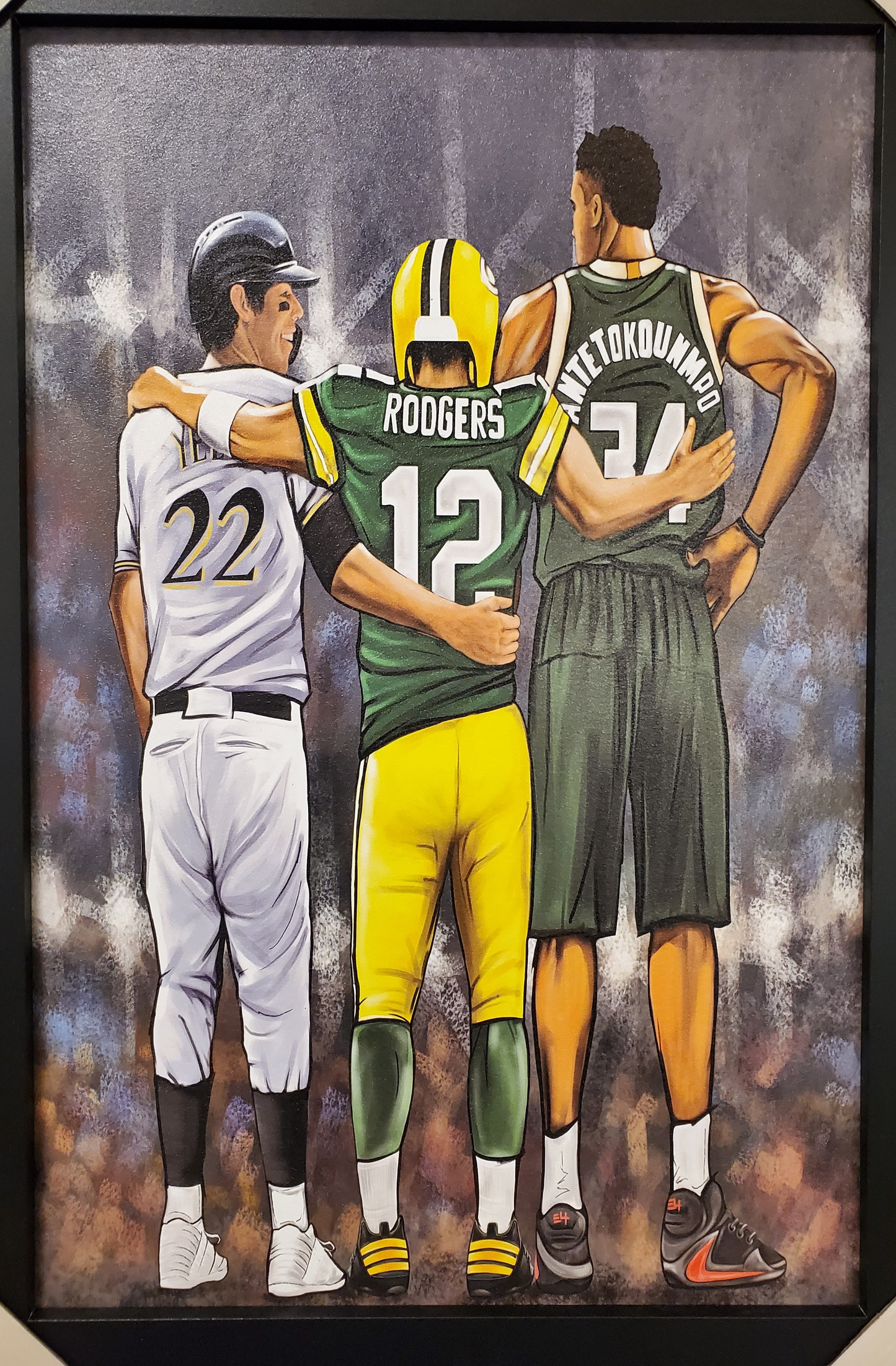 Yelich Giannis and Rodgers 3 MVP'S