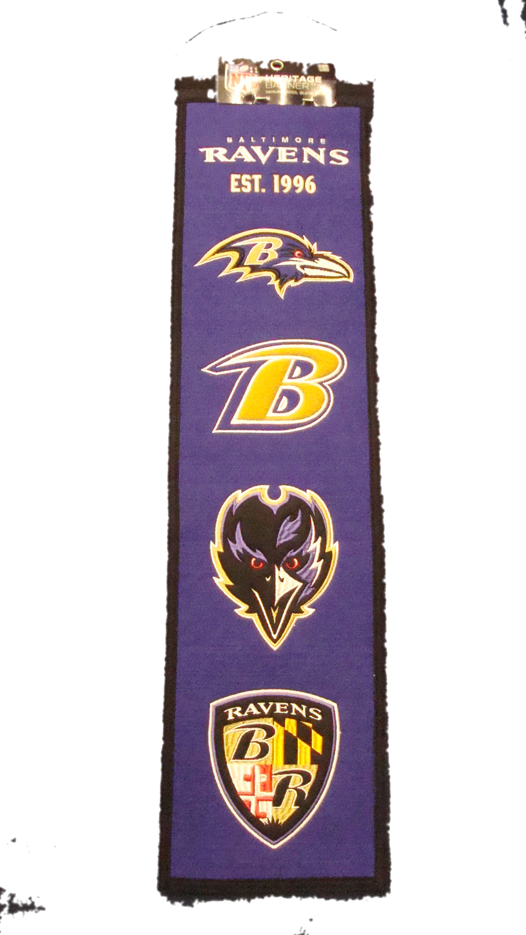 Baltimore Ravens Heritage Banner