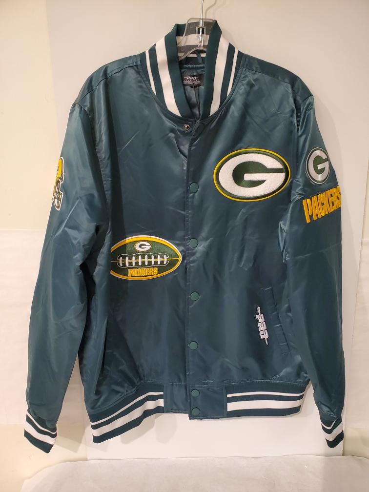 Green Bay Packers Jacket with patches on the back