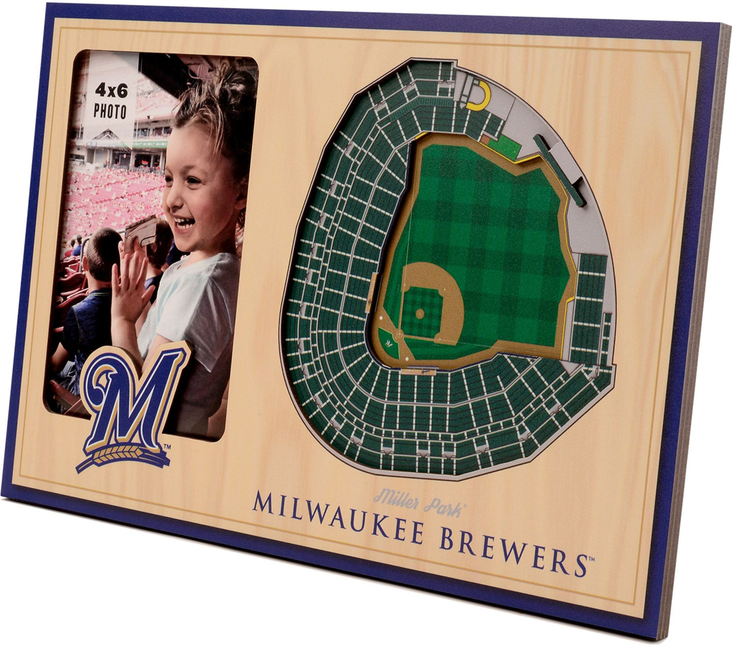Milwaukee Brewers 3D Picture Frame