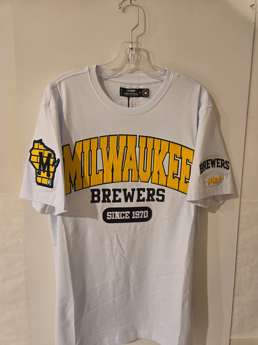Brewers White Shirt Big Milwaukee