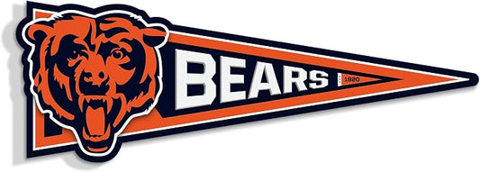 Chicago Bears 3D Wall Pennant