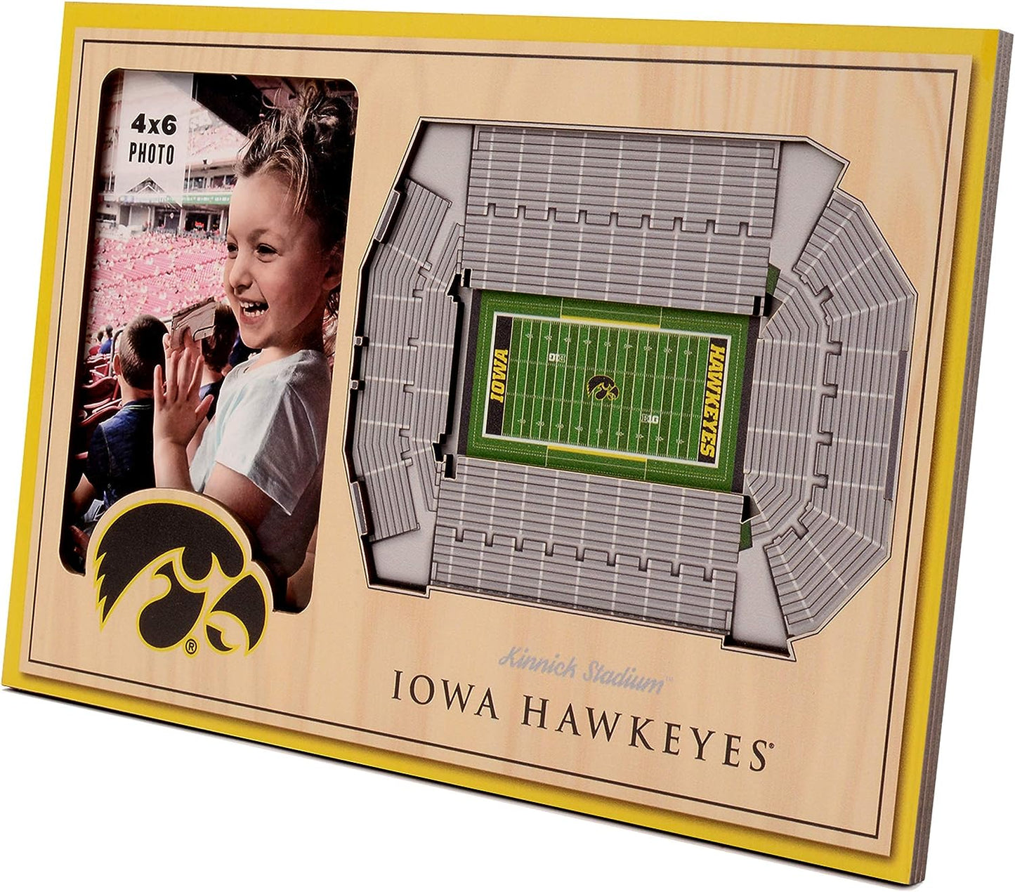 Iowa Hawkeyes 3D Picture Frame
