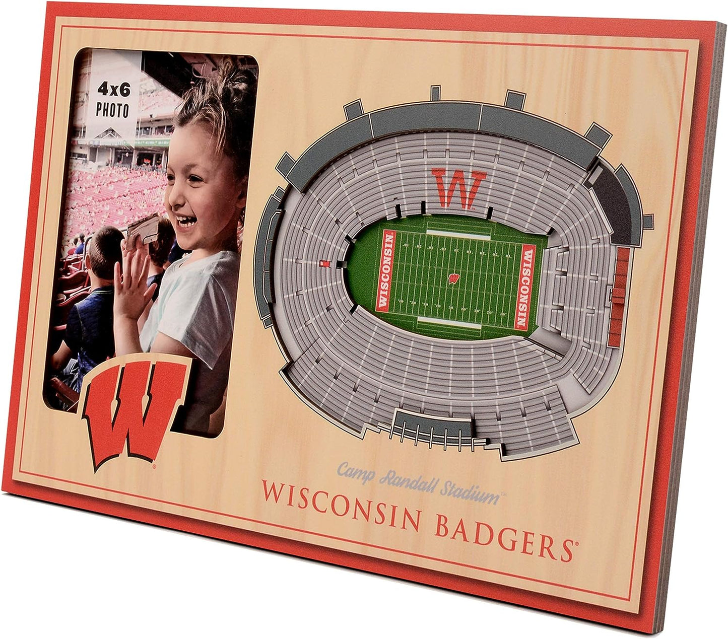 Wisconsin Badgers 3D Picture Frame