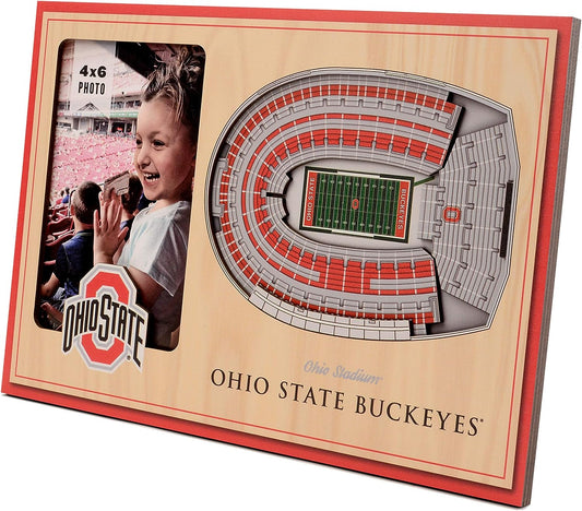 Ohio St Buckeyes 3D Picture Frame