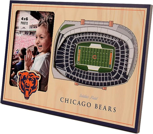 Chicago Bears 3D Picture Frame