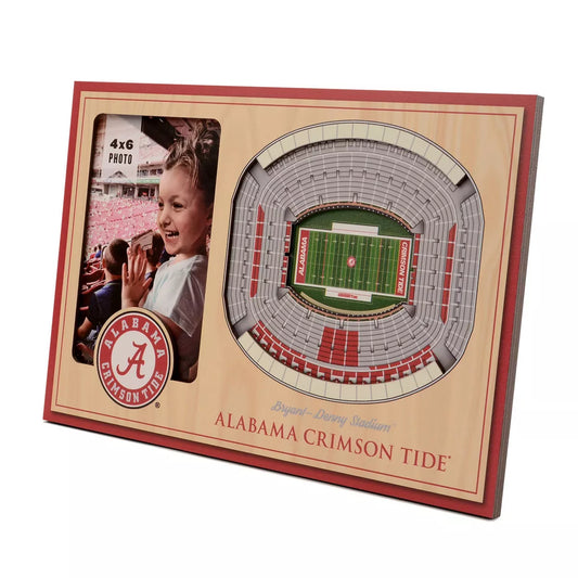 Alabama Crimson Tide 3D Picture Frame