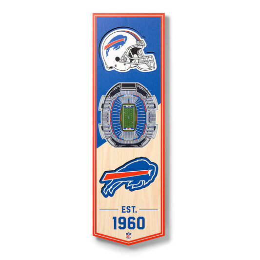buffalo bills 3D wall art small