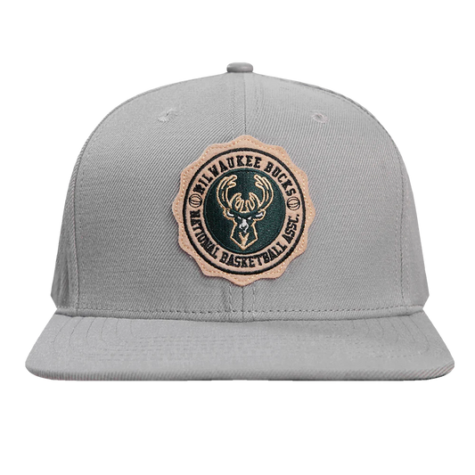 Milwaukee Bucks Crest Emblem (Gray)