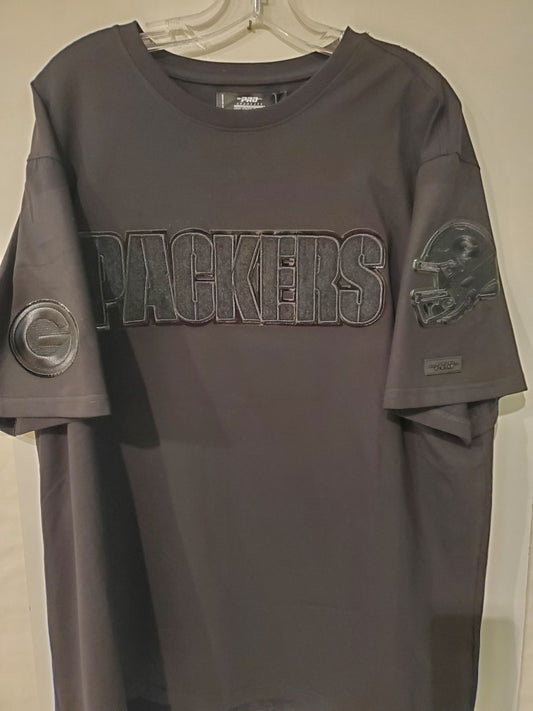 Green Bay Packers Shirt Black on Black