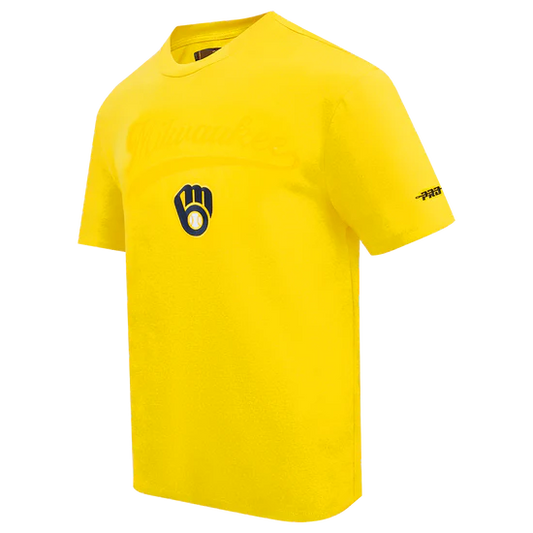Brewers Yellow Shirt Yellow Writing