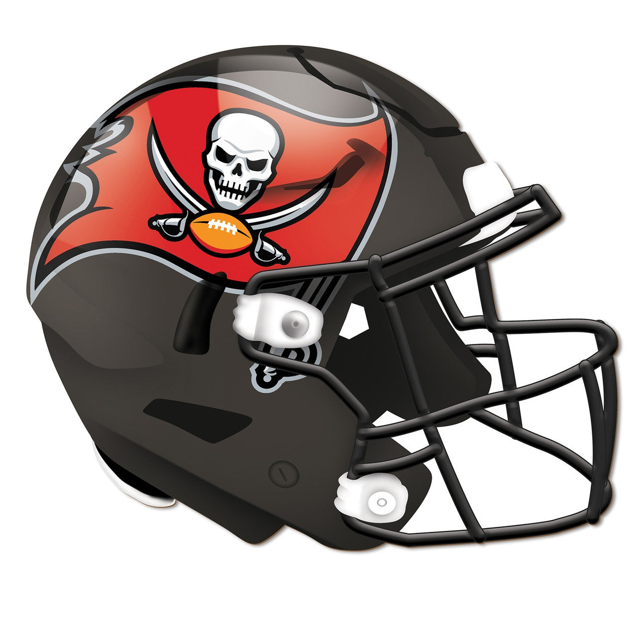 Tampa Bay Buccaneers 12"in Wood Helmet Cutout