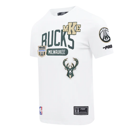 Bucks White Shirt Many Patches