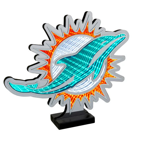 Dolphins LED infinity logo