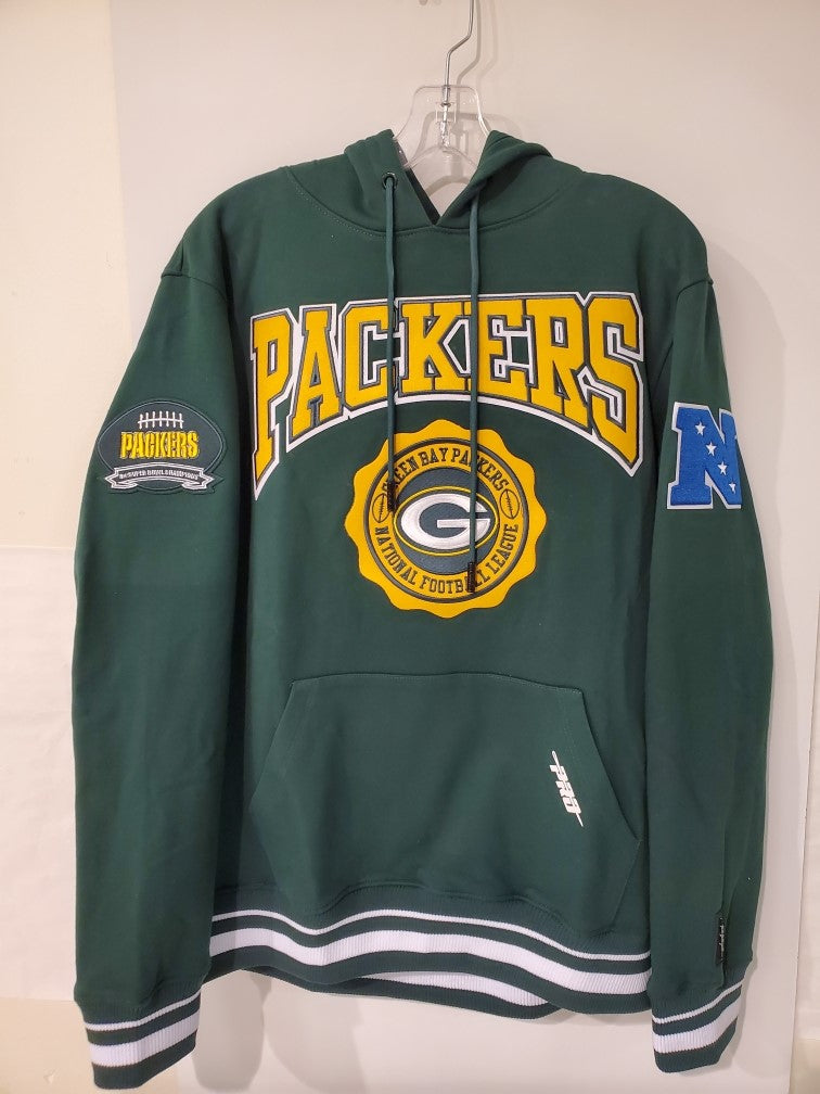 Green Bay Packers Hoodie Green with Yellow Letters