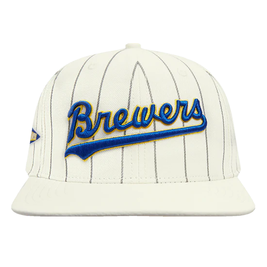 MLB MILWAUKEE BREWERS PINSTRIPE RETRO CLASSIC