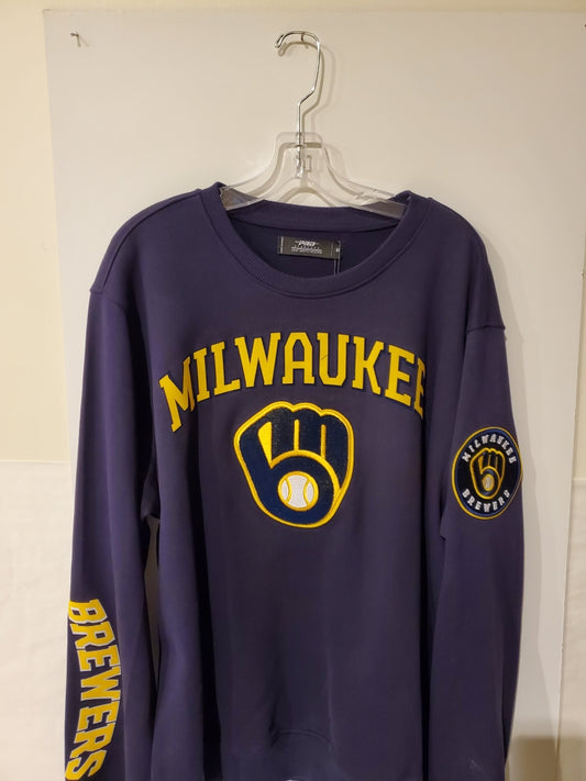 Milwaukee Brewers Long sleeve Yellow letters