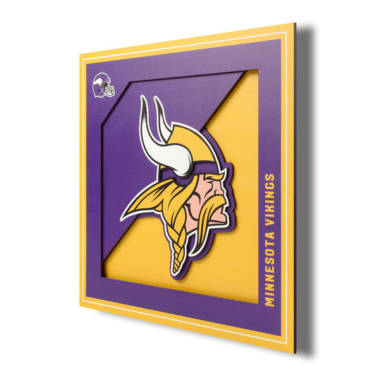 Minnesota Vikings 3d wall art