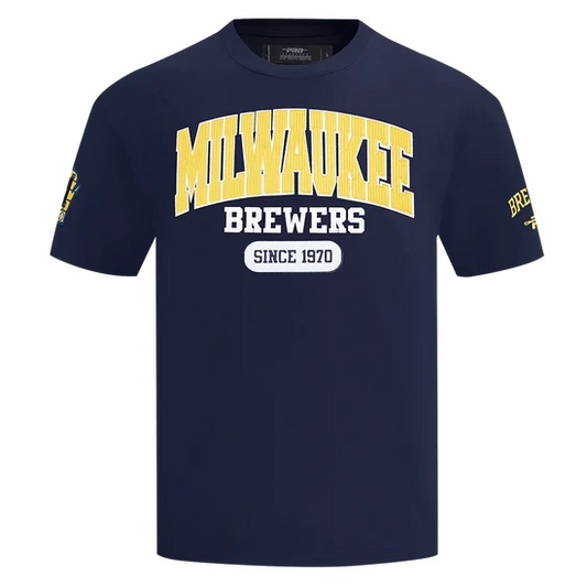 Milwaukee Brewer Blue And Gold Shirt