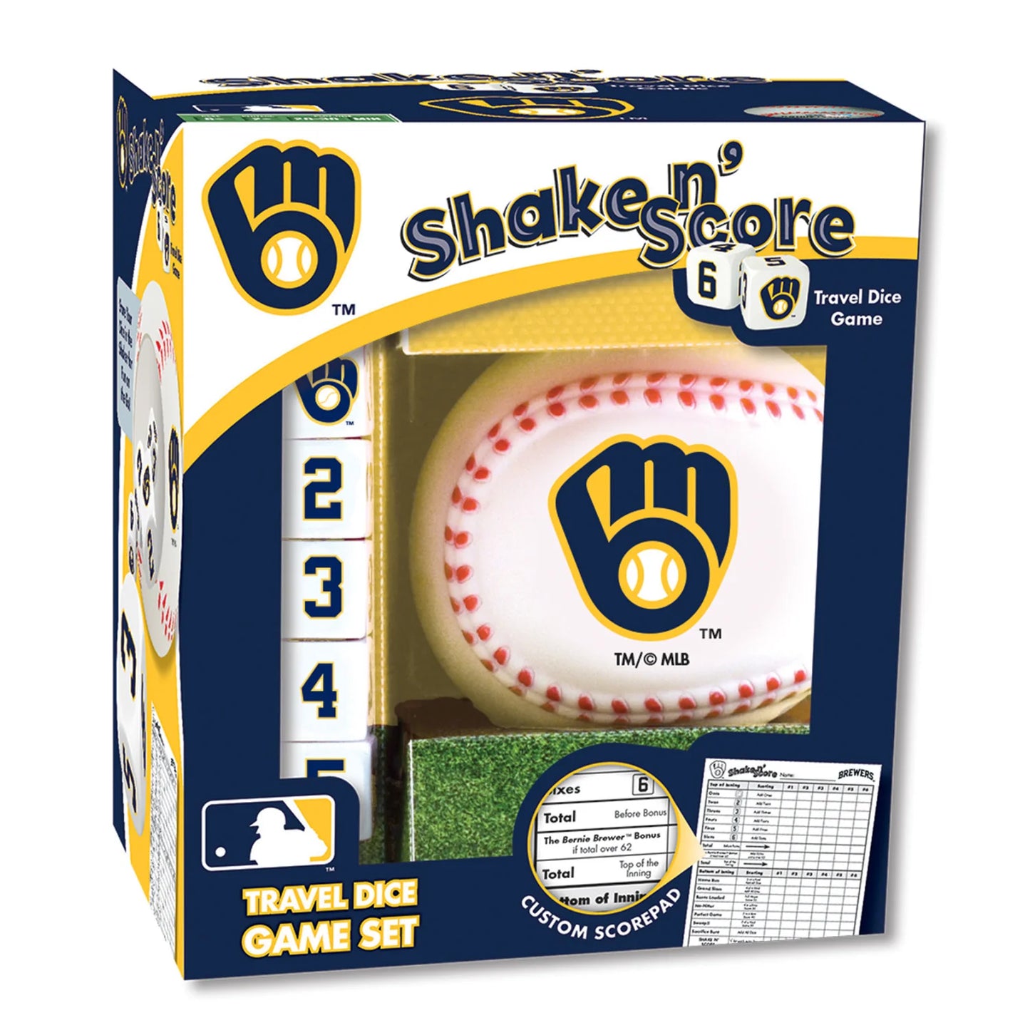 Milwaukee Brewers  MLB Shake n' Score