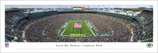 Green Bay Packers Flag End Zone - Lambeau Field