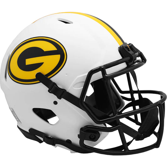 GREEN BAY PACKERS RIDDELL WHITE LUNAR ECLIPSE MINI FOOTBALL HELMET