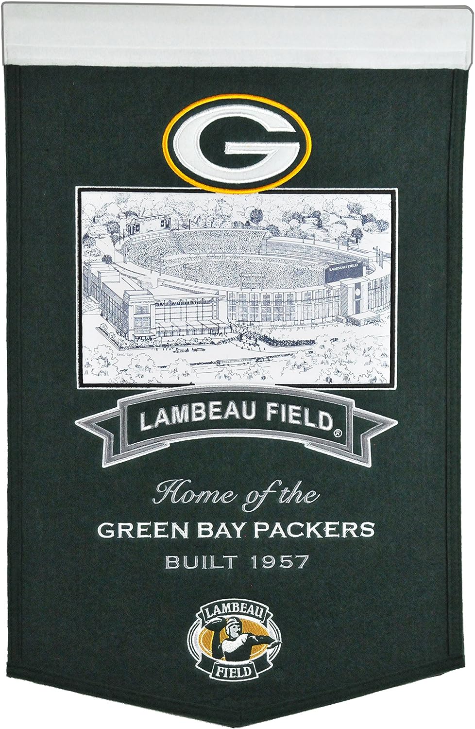 Green Bay Packers Wool Banner