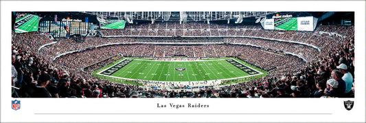 Las Vegas Raiders Panoramic Allegiant Stadium Picture 50 Yard Line